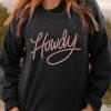 Howdy Print Black Sweatshirt