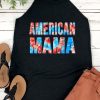 Black AMERICAN MAMA Tie Dyed Print Tank Top