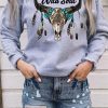 Wild Soul Western Graphic Print Drop Shoulder Pullover Sweatshirt