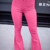 Rose High Waist Flared Denim Pants