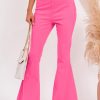 Pink Bell Bottom Denim Pants