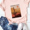 Pink JOSHUA TREE Graphic Print Short Sleeve Graphic Tee