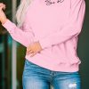 Pink Be Kind Sweatshirts Pink