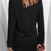 Black Leopard MAMA Graphic Long Sleeve Knit Top