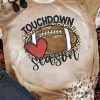 Khaki Touchdown Season Rugby Graphic Leopard Bleached Tee