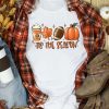 White TIS THE SEASON Pumpkin Coffee Maple Leaf Football T-Shirts