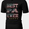 Black Best PA Ever American Stars And Stripes Mens Tee