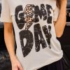 Khaki Game Day Football Season Trendy T Shirt