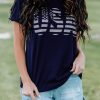 Blue USA Graphic Tee