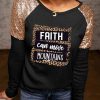 Black Faith Can Move Mountains Graphic Sequin Long Sleeve Top