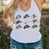 White Cowhide Hat Collage Graphic Tank Top