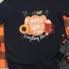 Black Pumpkin Spice And Everything Nice Graphic T Shirt