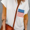 American Flag Pocketed Top