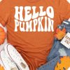 Orange Hello Pumpkin Short Sleeve Tee