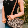 Brown Leopard Messenge Crossbody Bag