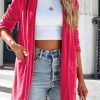 Rose Casual Pocketed Velvet Blazer