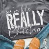 Gray REALLY Christmas Graphic Print Short Sleeve T Shirt