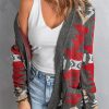 Gray Moraga Pocketed Aztec Cardigan