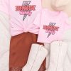 Pink Family Matching HOWDY Honey Lightning Print Graphic T Shirt