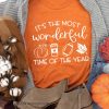 Orange It's The Most Wonderful Time Of This Year Graphic Tee