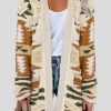 Apricot Moraga Pocketed Aztec Cardigan