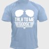 Sky Blue Talk To Me Goose Sunglasses Graphic Mens Tank Top