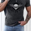 Gray Vintage Motorcycle Club Ride Mens Tee