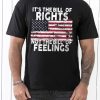 Black US Flag Its The Bill Of Rights Mens Graphic Tee