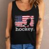 Black USA Hockey Player Gift Tank Top