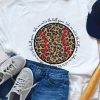 White Leoprad Baseball Graphic Ball Lovers T Shirt