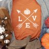 Orange Love Pumpkin Short Sleeve Tee