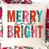 Beige MERRY BRIGHT Leopard Mix Print Pillow Case