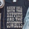 Black Hippies And The Cowboys Graphic Tee