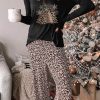 Christmas Leopard Two-piece Lounge Set