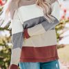 Colorblock Pocketed Sweater