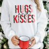 White HUGS And KISSES Leopard Long Sleeve Sweatshirt