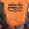 Orange Autumn Skies Pumpkin Pies Graphic Tee