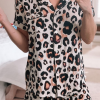 Leopard Short Sleeves Pajamas Set