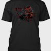 Bloody Black Rose Graphic Mens T Shirt