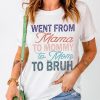 White Mama To Bruh Funny Graphic T Shirt