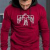 Men Bird Graphic Hooded Sweatshirt