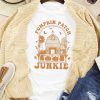 White PUMPKIN PATCH JUNKIE Graphic Print Crewneck T Shirt