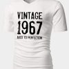 White VINTAGE 1967 AGED TO PERFECTION Mens T Shirt