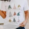 White Christmas Tree Graphic Tee