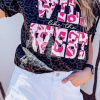 Women's Wild West Graphic Tee - Smoke Leopard - 95%Polyester+5%Elastane