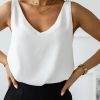 Women's Sexy V Neck Sleeveless Loose Fit Tank Top For Summer