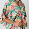 Exquisite Floral Print Kimono - Perfect For Summertime Vacation