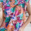 Floral Print Blouse - Lightweight And Breathable For Summer Seasons