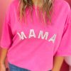 Rhinestone MAMA Graphic T Shirt For Women - Perfect Gift For Mother's Day