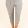 Gray High Waist Pocket Plus Size Skinny Pants